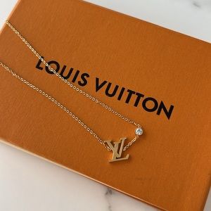 LV Logo Necklaced Used